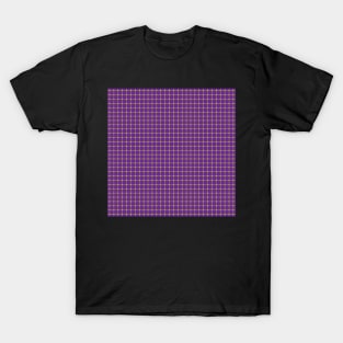 Purple Dot Optical Illusion Pattern T-Shirt